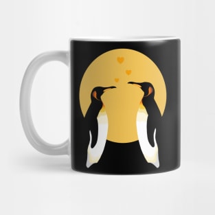 Penguin Couple Emperor Sea Bird King Penguin Lover Penguin Mug